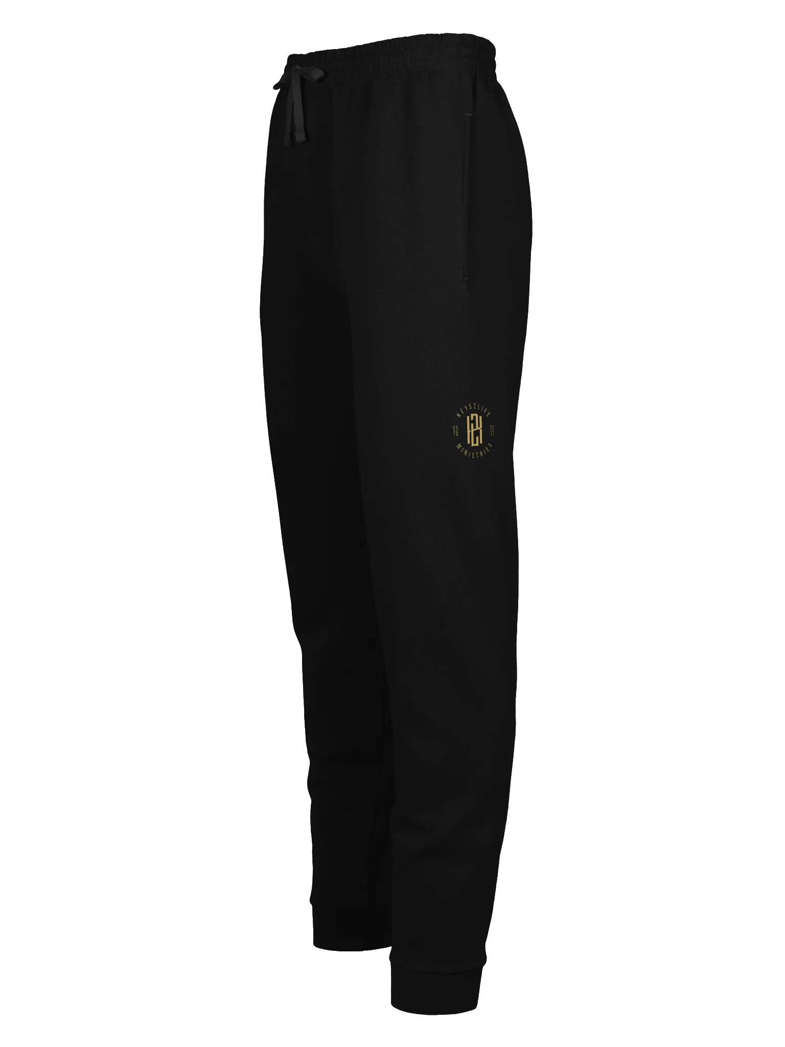 Keys2Life Ministries Gold Emblem Joggers product image (11)