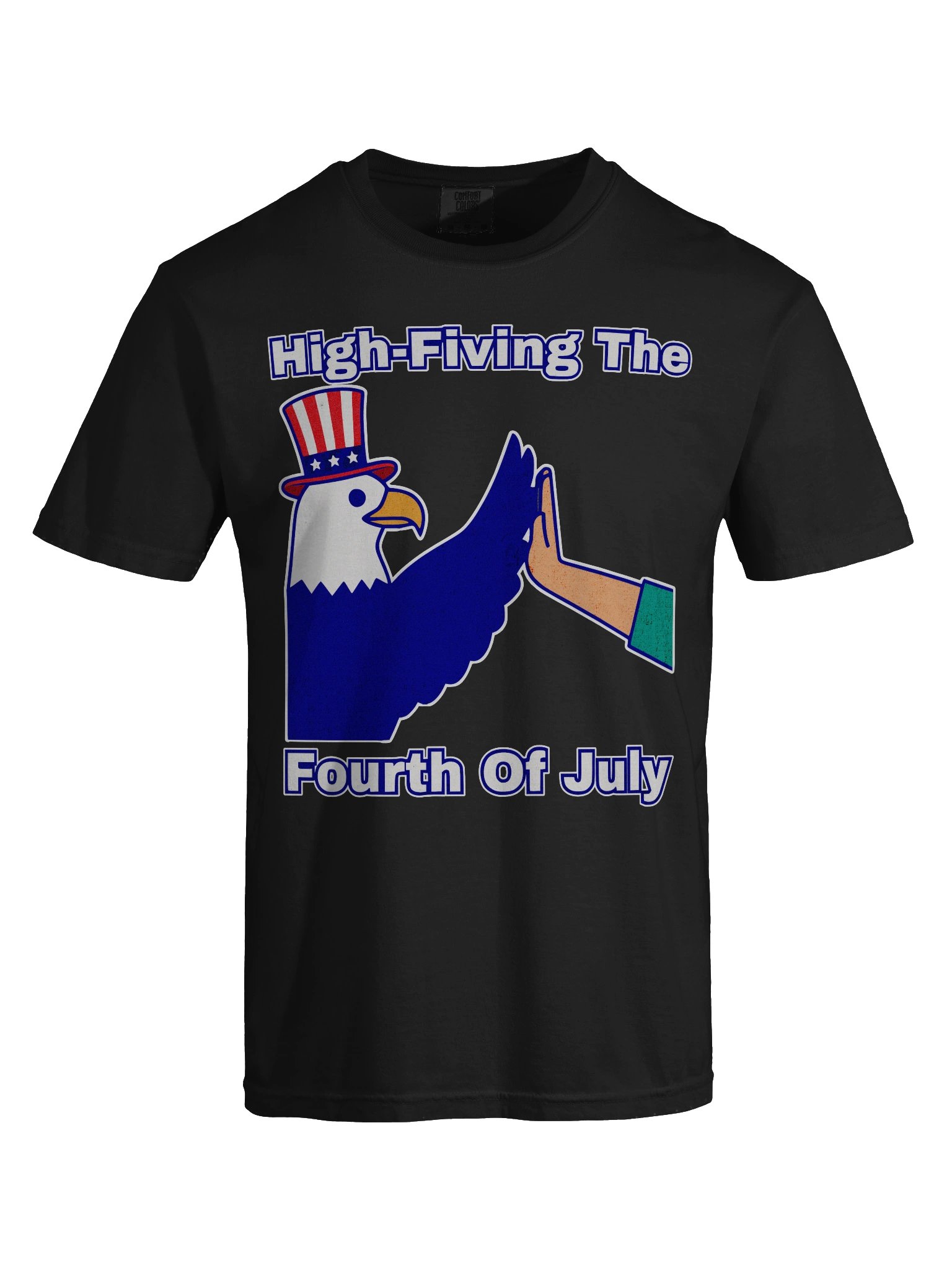 High‑Fiving The Fourth — Patriotic Eagle T‑Shirt product image (32)