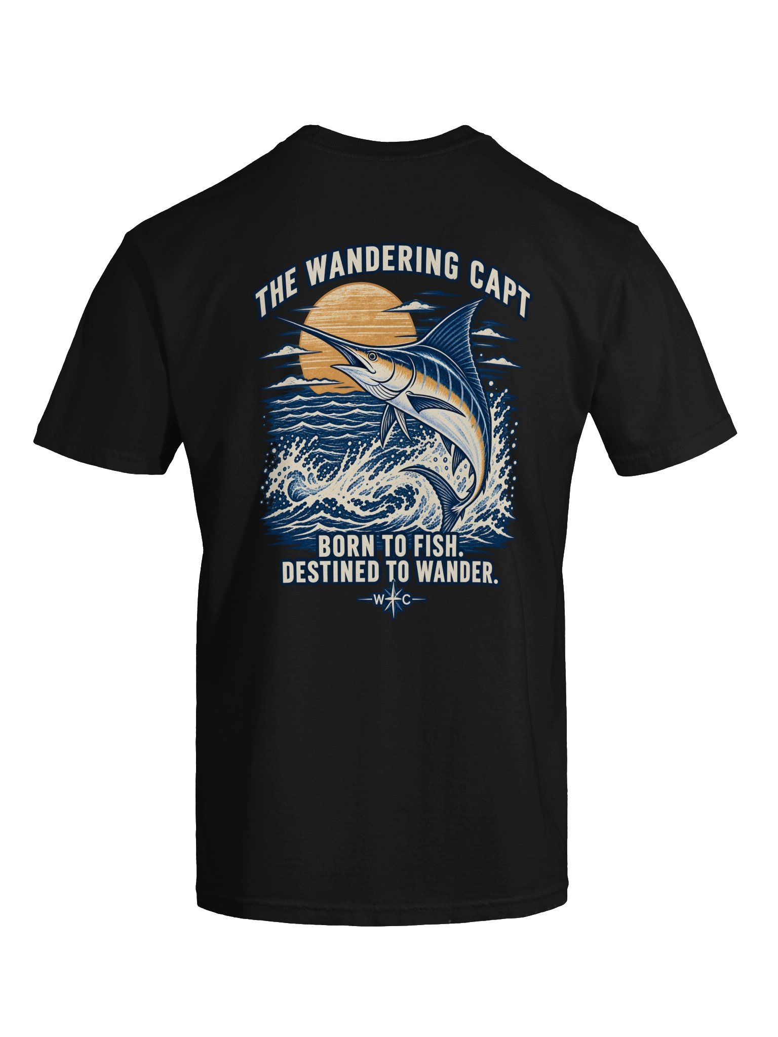 Born to Fish, Destined to Wander Tee product image (11)