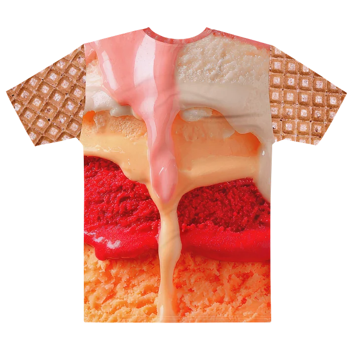 Ice Cream Drip Full Printed Shirt product image (2)