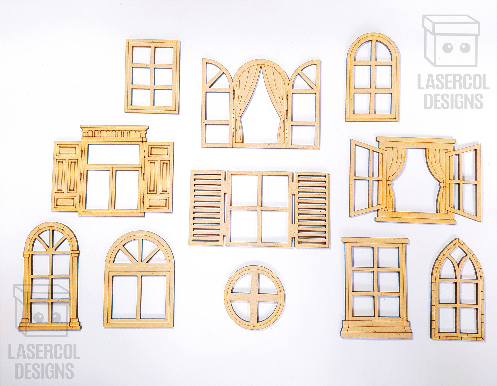 Windows Cut Outs - Laser Cut Files product image (5)