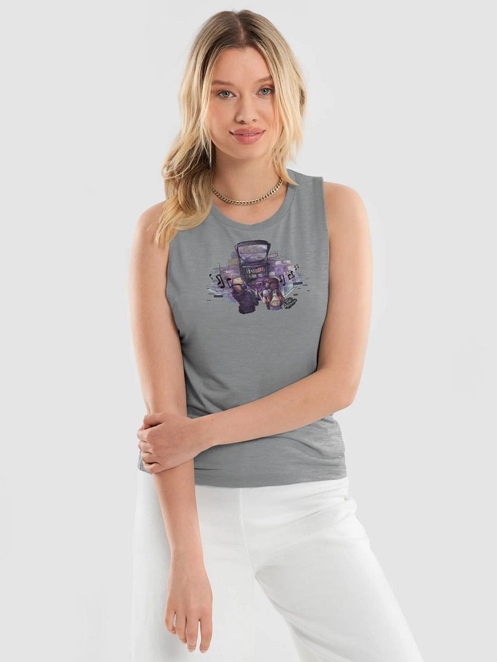 Women's Flowy Muscle Tank (Purple Dreams Design) product image (1)