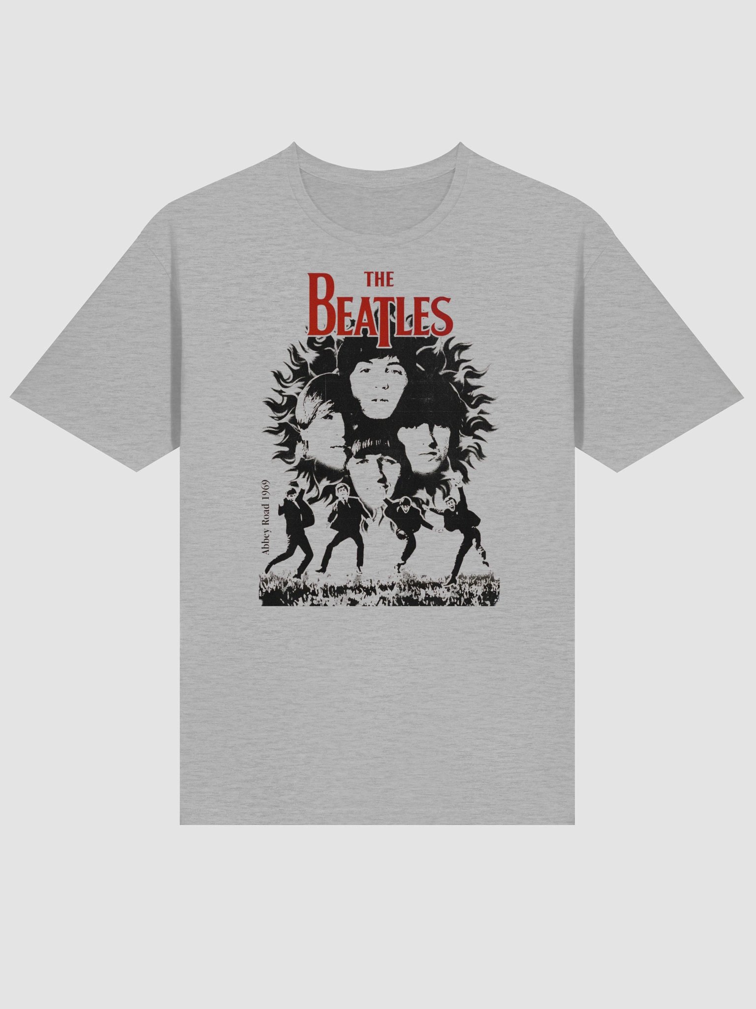 The Beatles Abbey Road 1969 T-Shirt | Vintage Black & White Rock Band Graphic Tee product image (2)