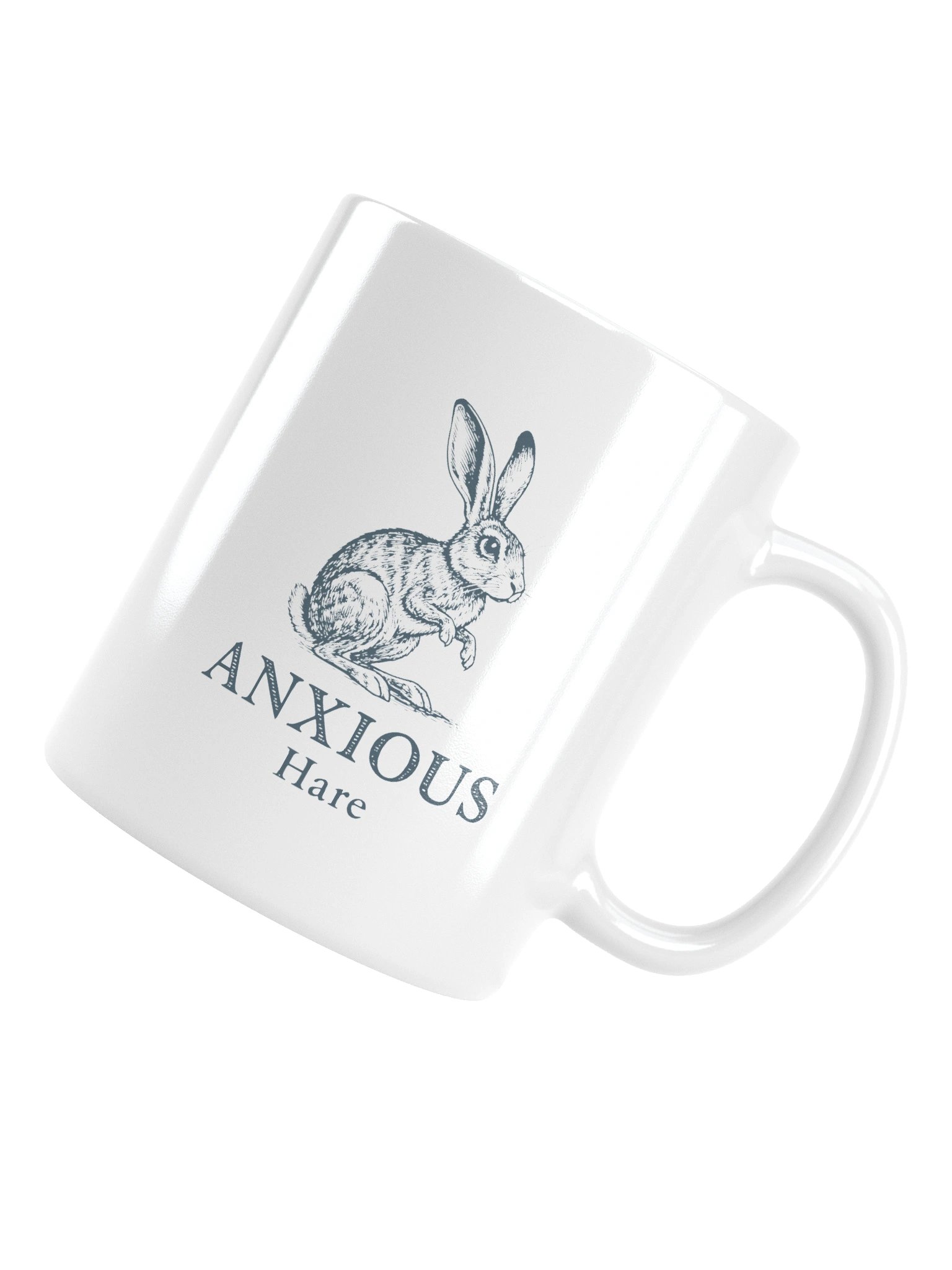 Anxious Hare Ceramic Mug product image (5)