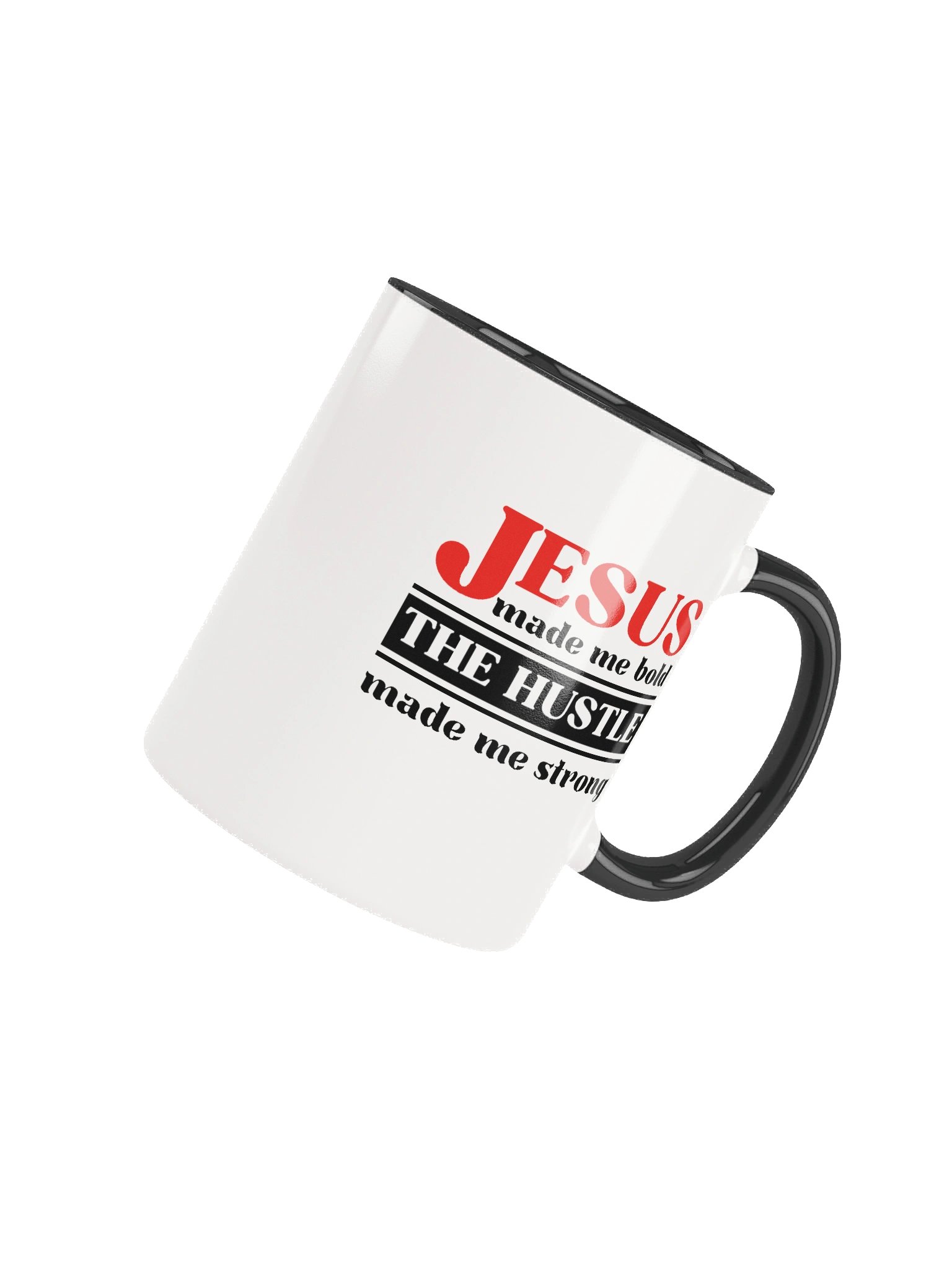 Jesus Made Me Bold The Hustle Made Me Strong Christian Mug | Faith & Hustle Coffee Cup | Motivational Christian Gift product image (8)