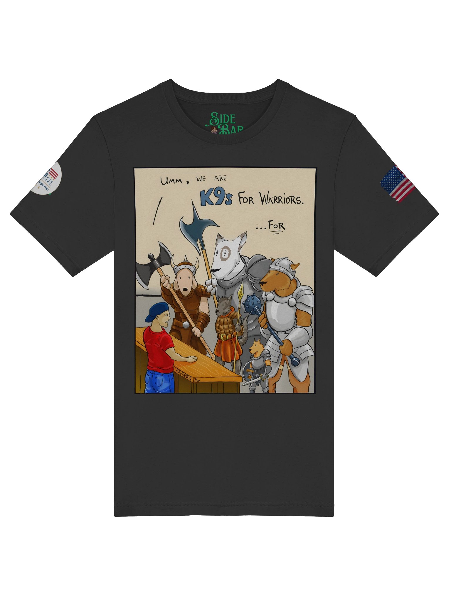 K9s for Warriors Support Shirt Front Image product image (37)