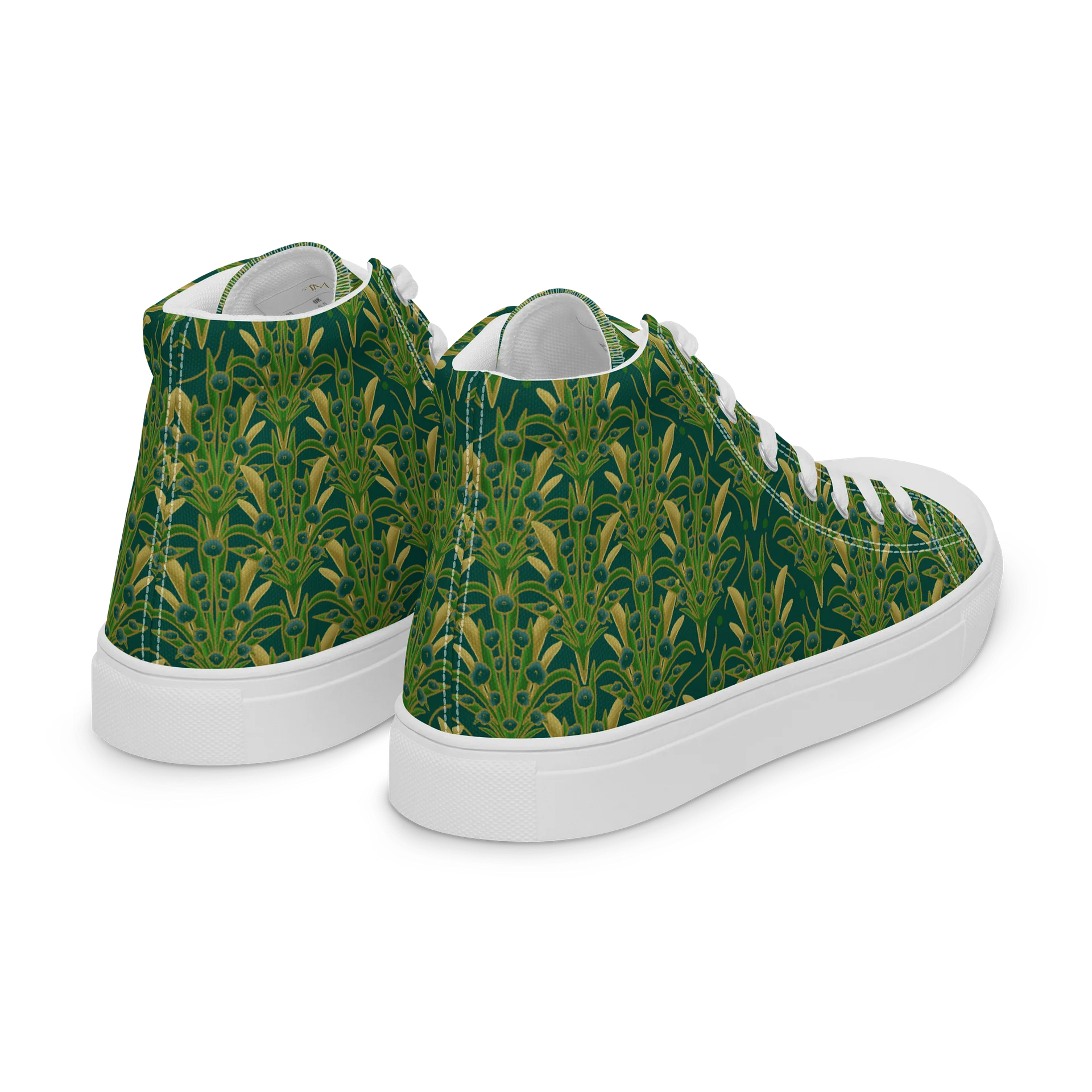 Petals of the Court Women’s High Top Canvas Shoes product image (9)