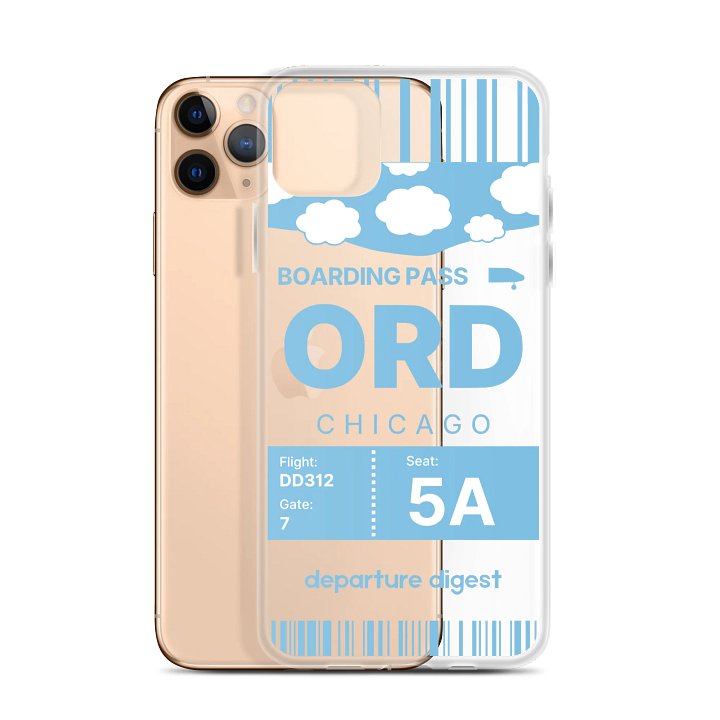 ORD: Chicago O'Hare Boarding Pass Case (iPhone) product image (2)