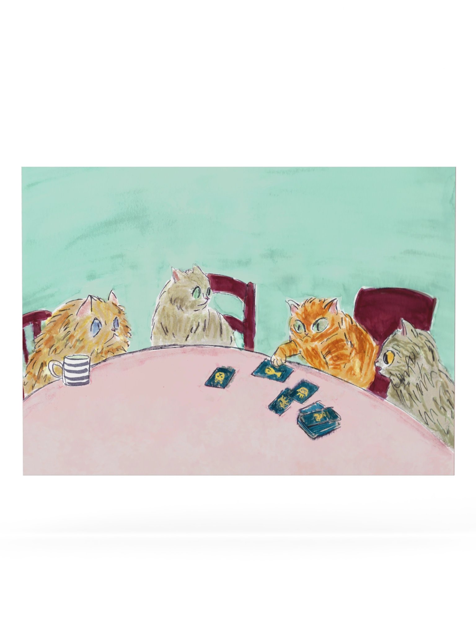 Cat Tarot Print product image (1)
