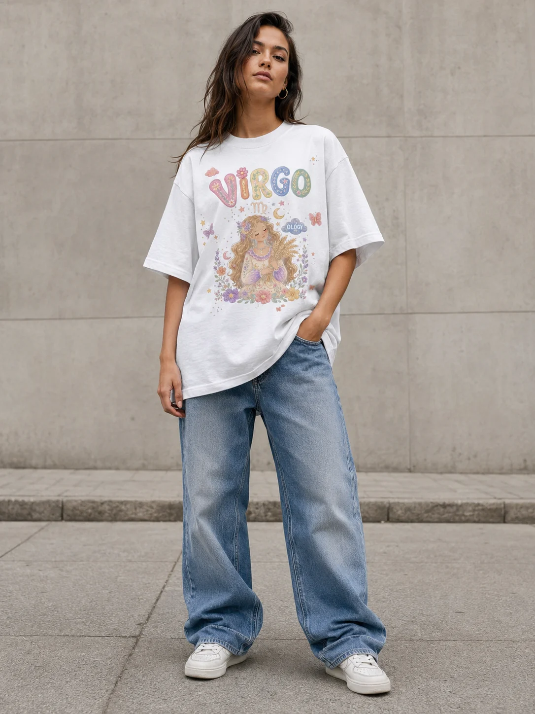 Libra Astro Pop Oversized Tee product image (9)