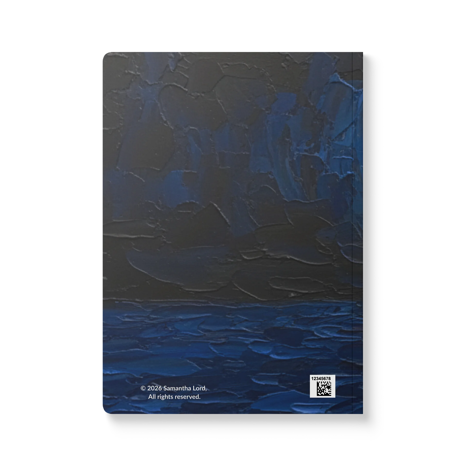 Softcover "The Moon is distant from the Sea" Notebook | Emily Dickinson notebook | Literary notebook | Emily Dickinson notebook product image (2)