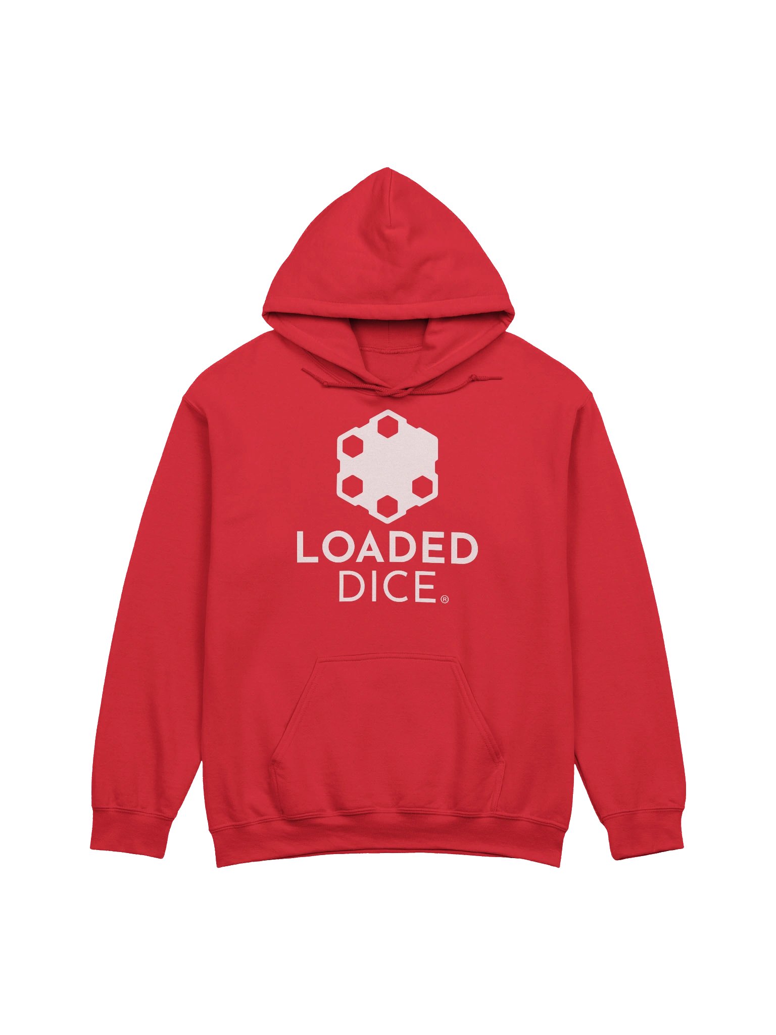Loaded Dice Graphic Hoodie Red product image (1)