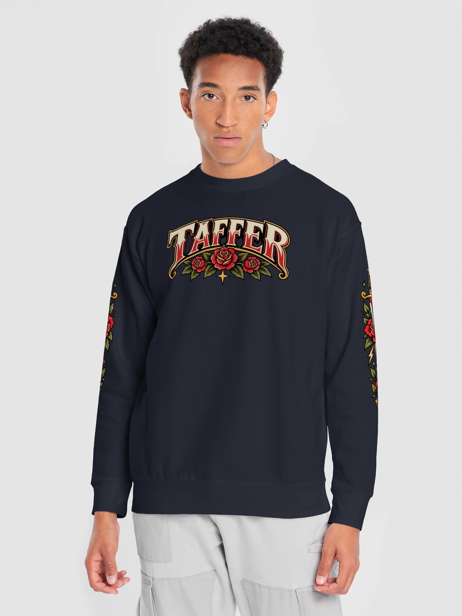 TAFFER Tatted Roses Classic Sweatshirt product image (20)