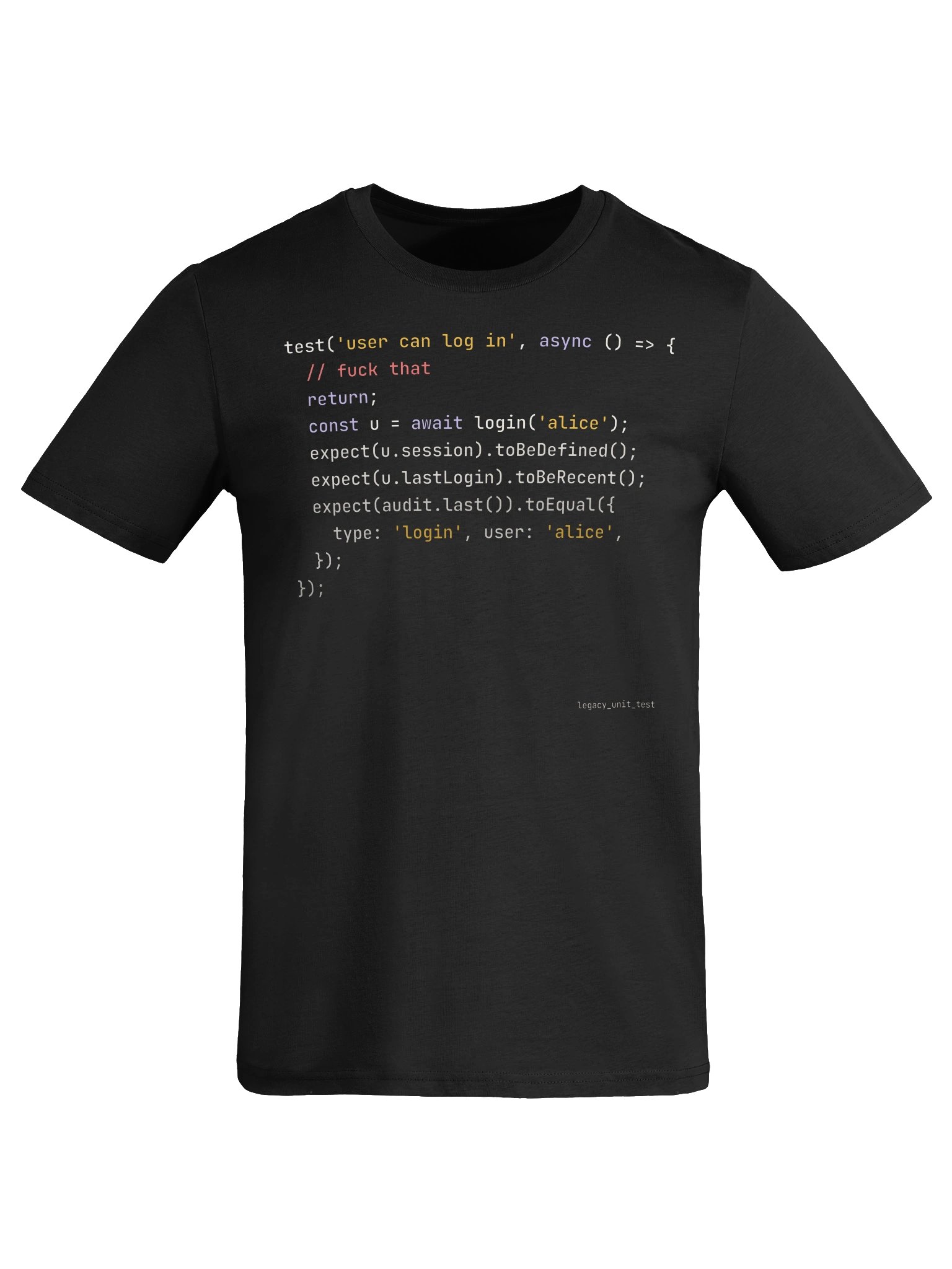 Skipped Test · JavaScript tee product image (14)