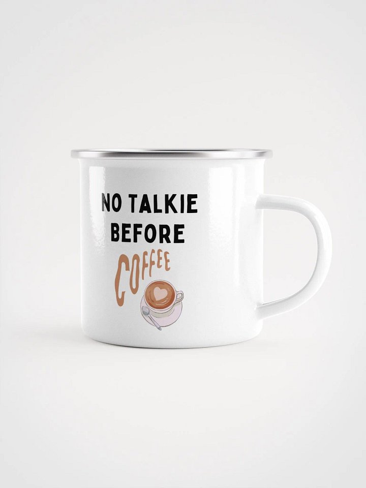 No Talkie Before Coffee Mug product image (1)