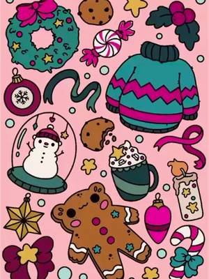 coloring in a @JDandBinky original to get into the holiday spirit! 🎄#christmas #coloringpage #digitalart #procreateart 