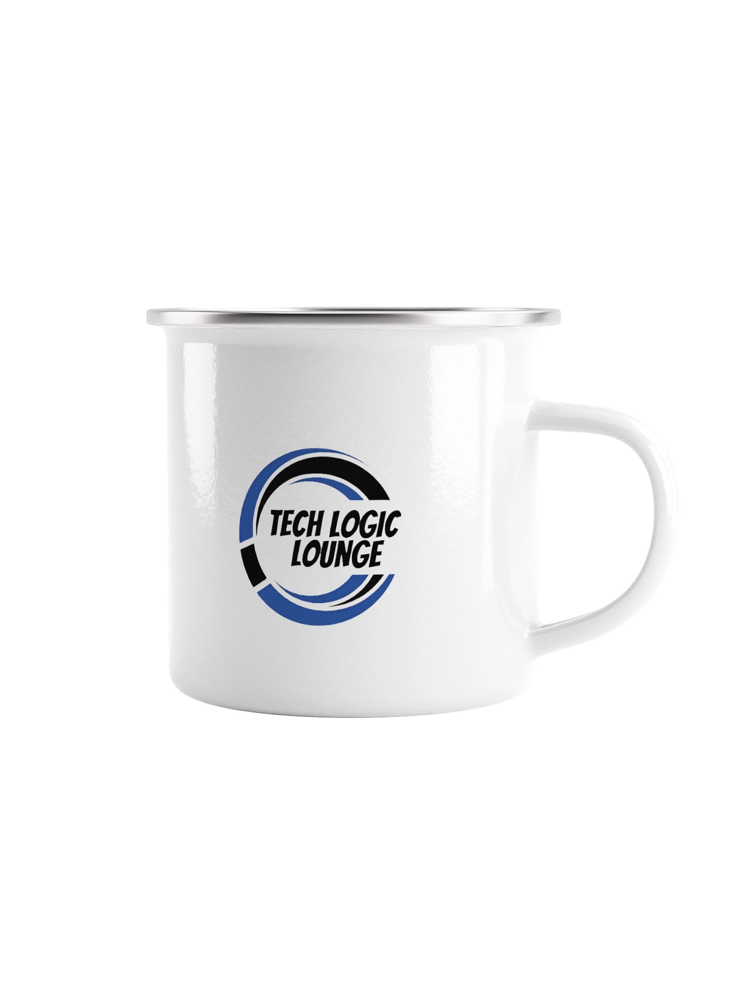 Tech Logic Lounge Enamel Mug product image (1)