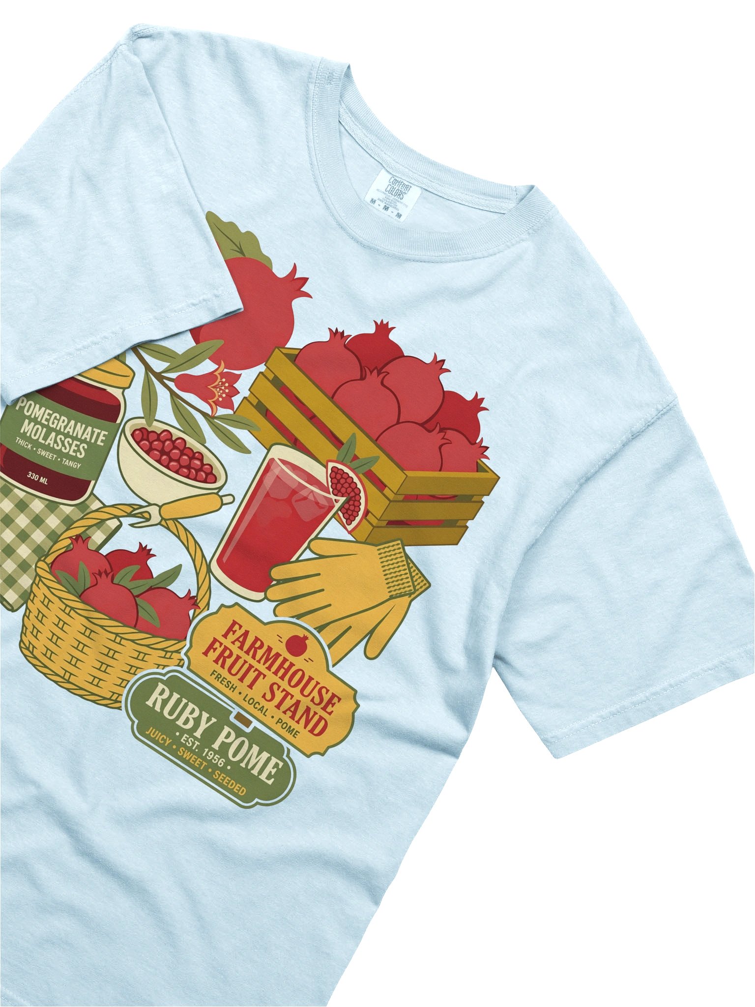Pomegranate Jam Vintage Farmhouse Tee product image (3)