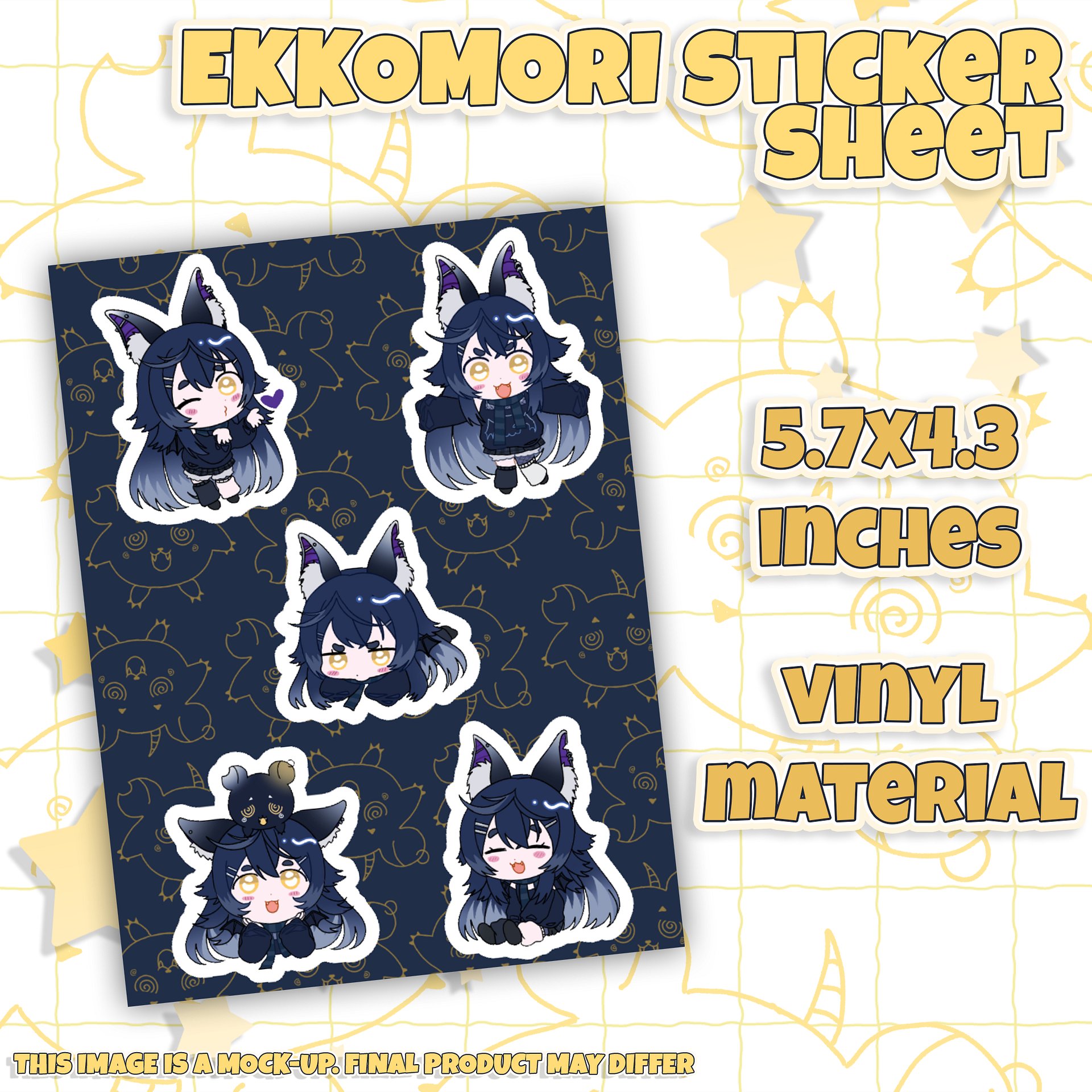 Ekkomori Sticker Sheet product image (1)