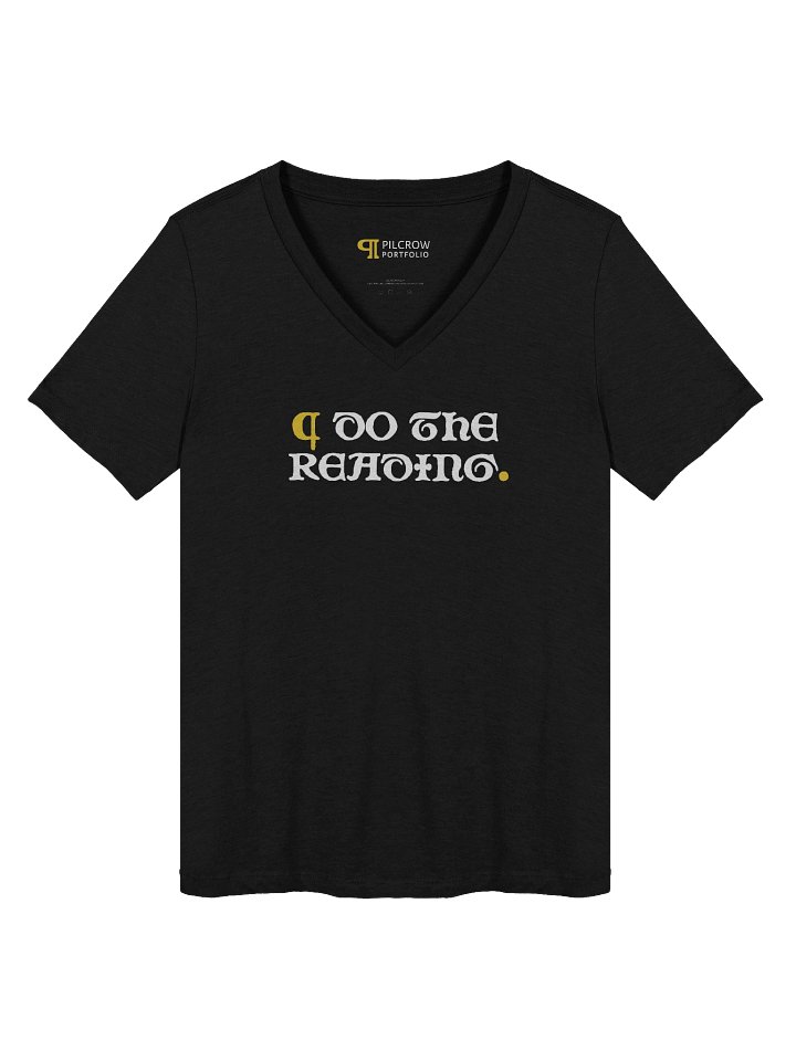 Do the Reading (Uncial) - Relaxed V-Neck Women's T-Shirt product image (1)