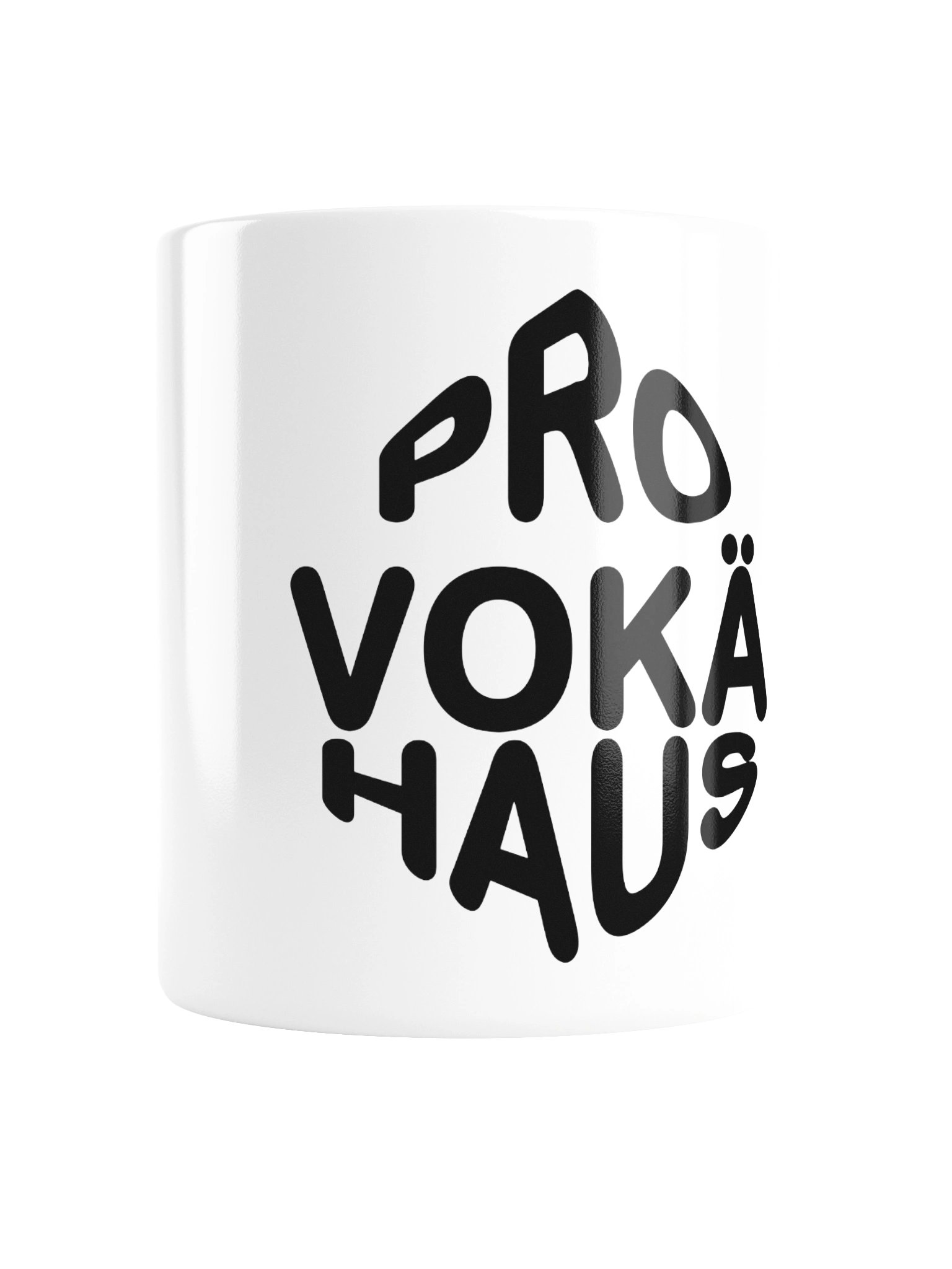PROVOKÄHAUS Signature Glossy Mug — White product image (4)