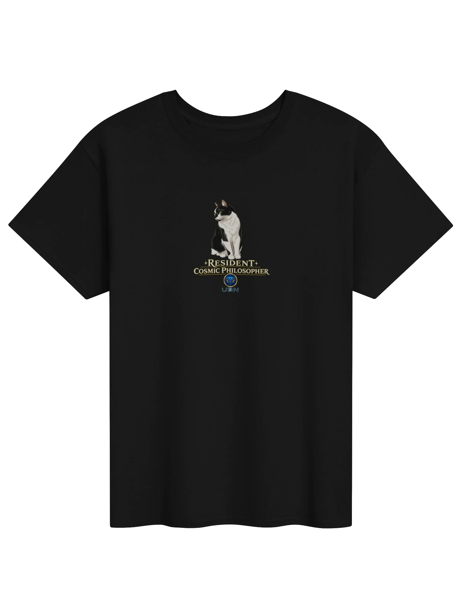 Cosmic Philosopher Tee (Mister Kitty)