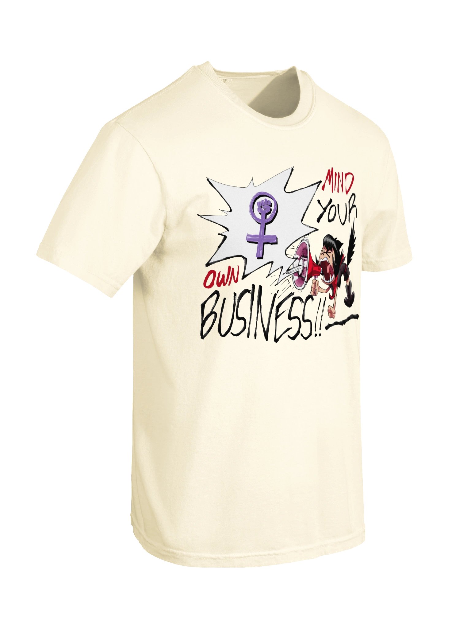 Alunya — “Mind Your Own Business!!” T-Shirt product image (6)