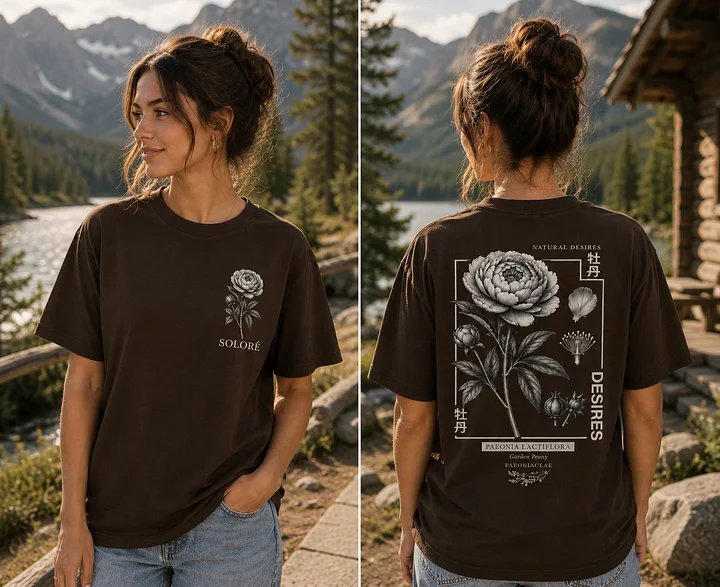 Shadow Botanicas - Peony Tshirt