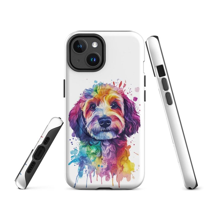 Cockapoo Dog Art iPhone® MagSafe® Tough Case product image (1)