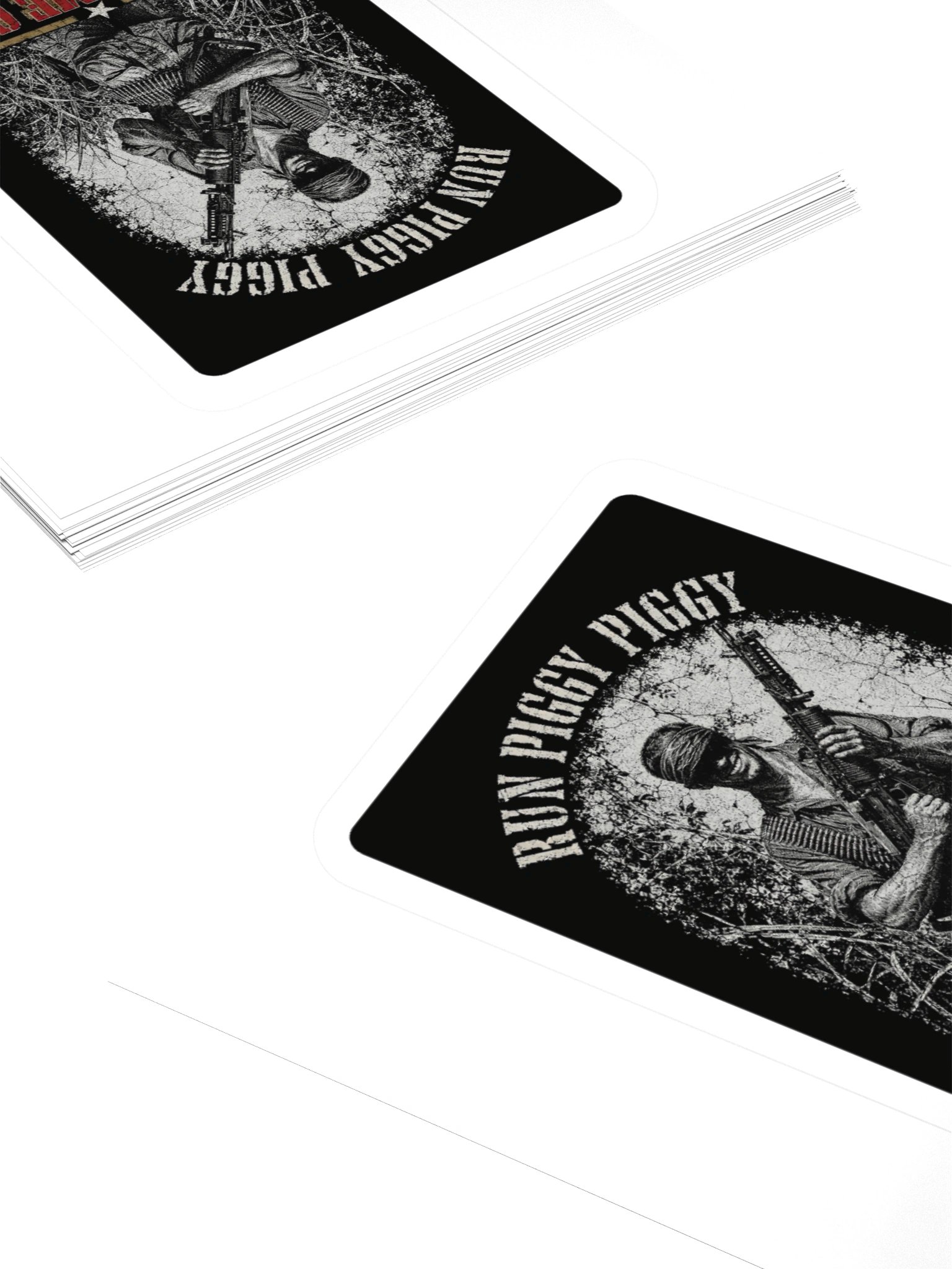 Run Piggy Run "Watch Me Grin" Wolf Grin Sticker product image (13)