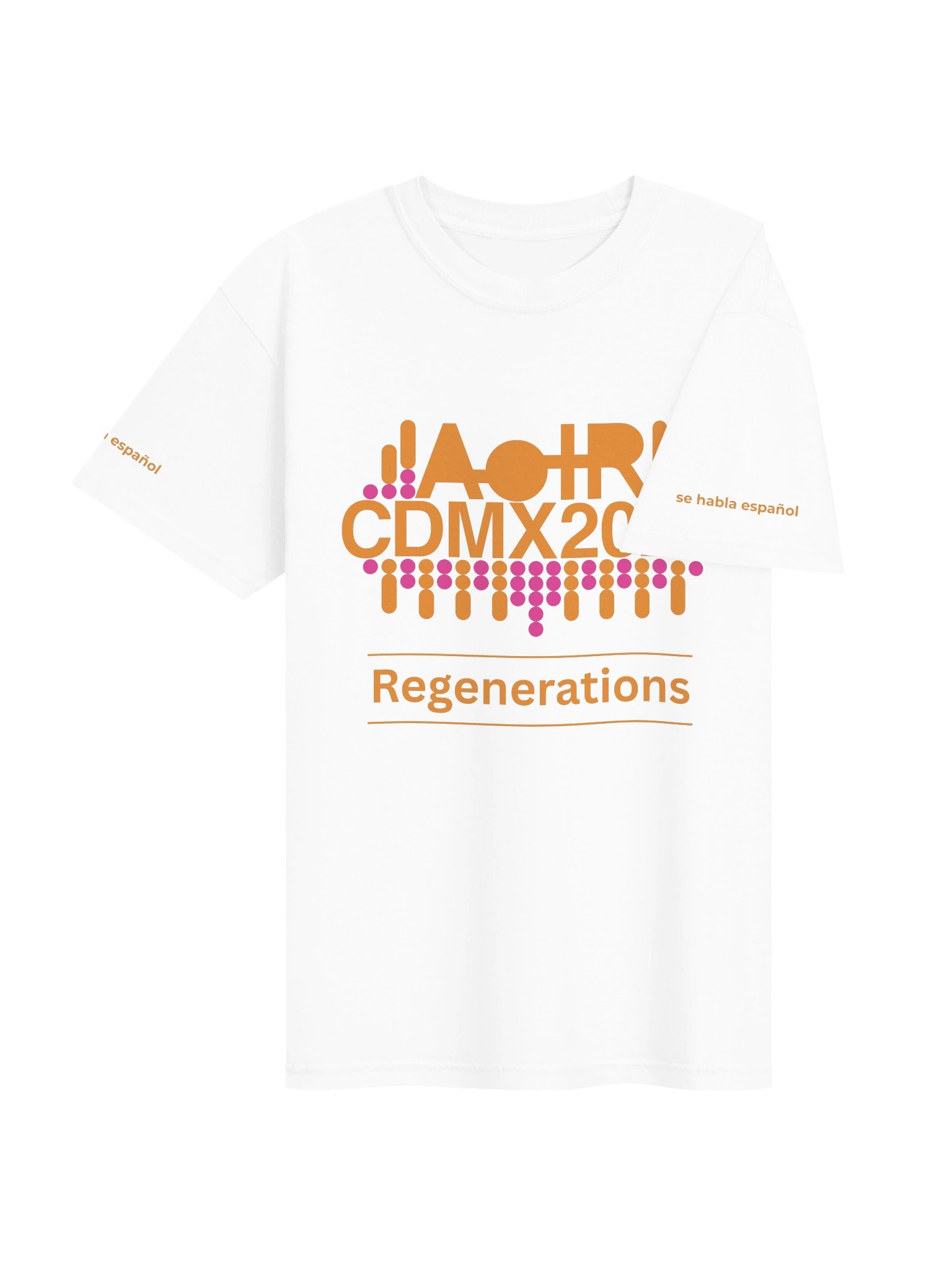 AoIR2026 Regenerations Unisex Conference Tee 'se habla español' - Orange product image (4)
