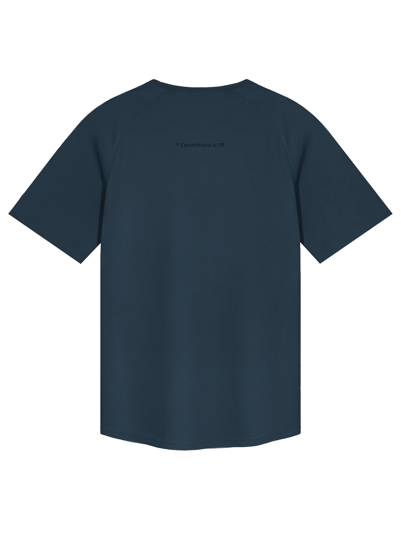 His House Mens Performance Crew Collar T-Shirt -Black Logo by His House