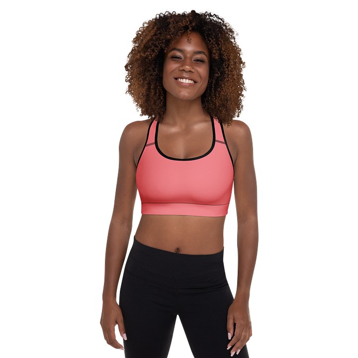 Pink Tu Ritmo Tu Meta — Padded Sports Bra Tranquilo Quieto Brand product image (1)