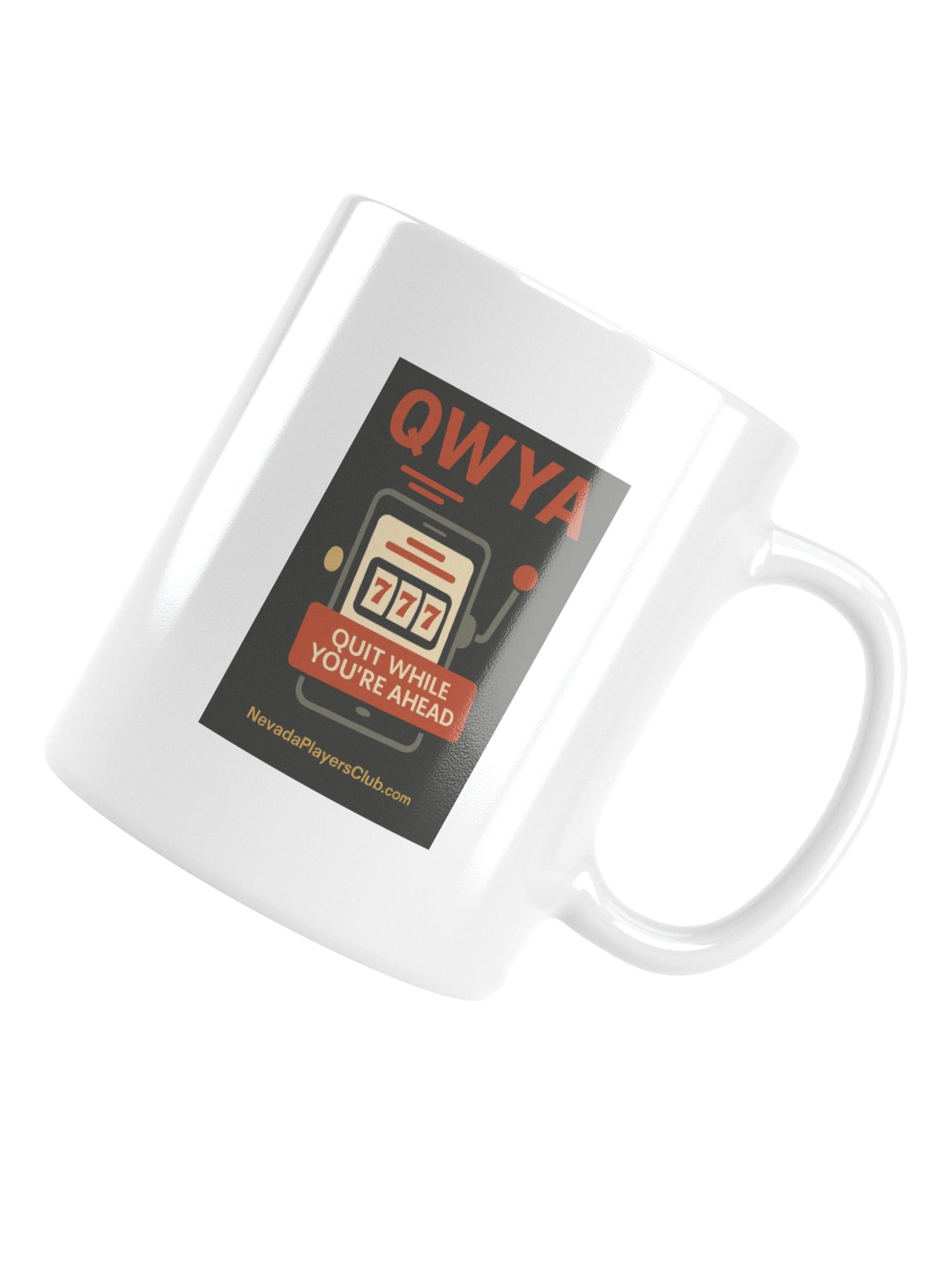 White Quit While You're Ahead Mug - Alt Version 1 product image (5)