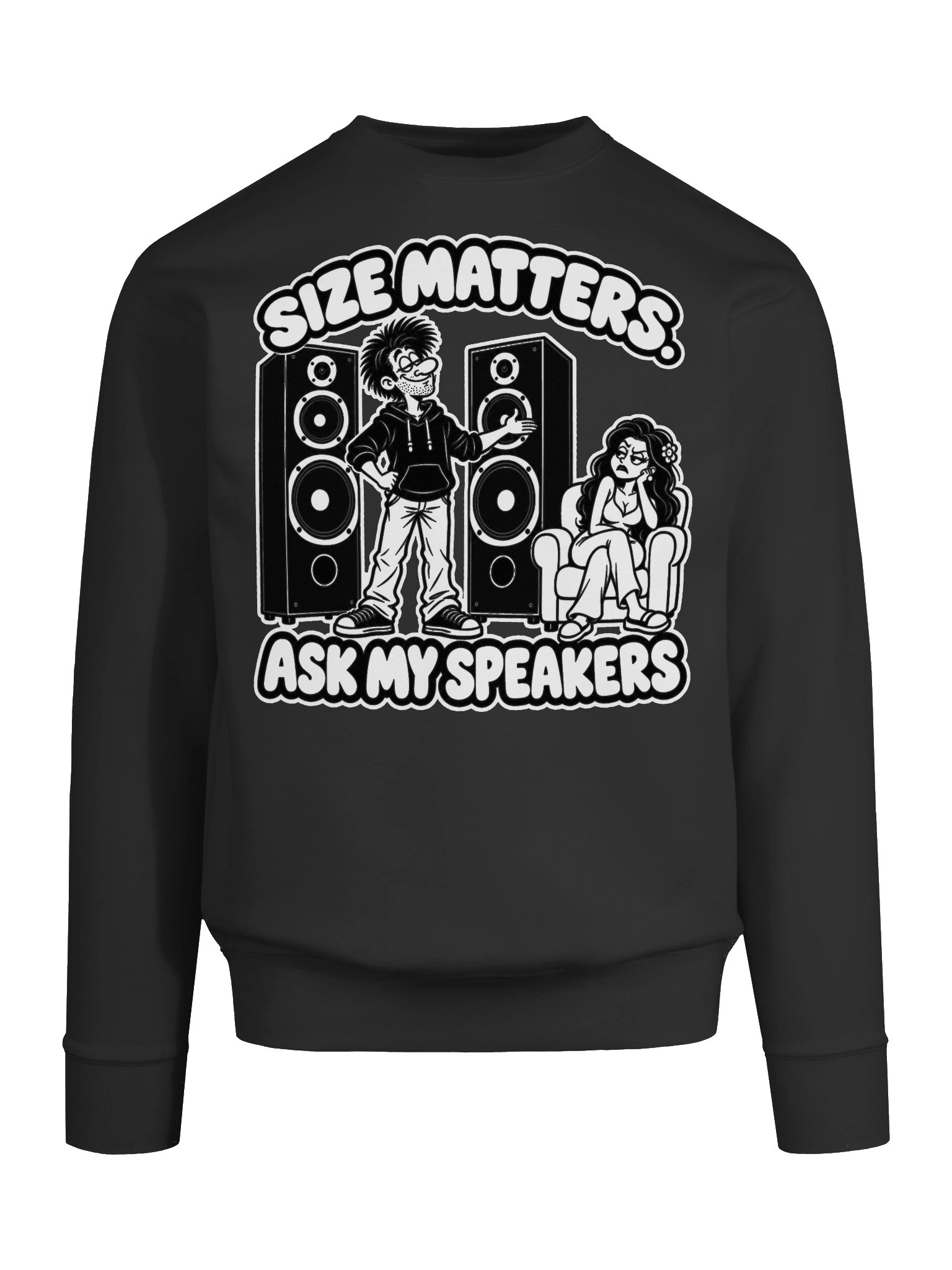 Size Matters, Ask My Speakers - Long Sleeve T-shirt product image (5)