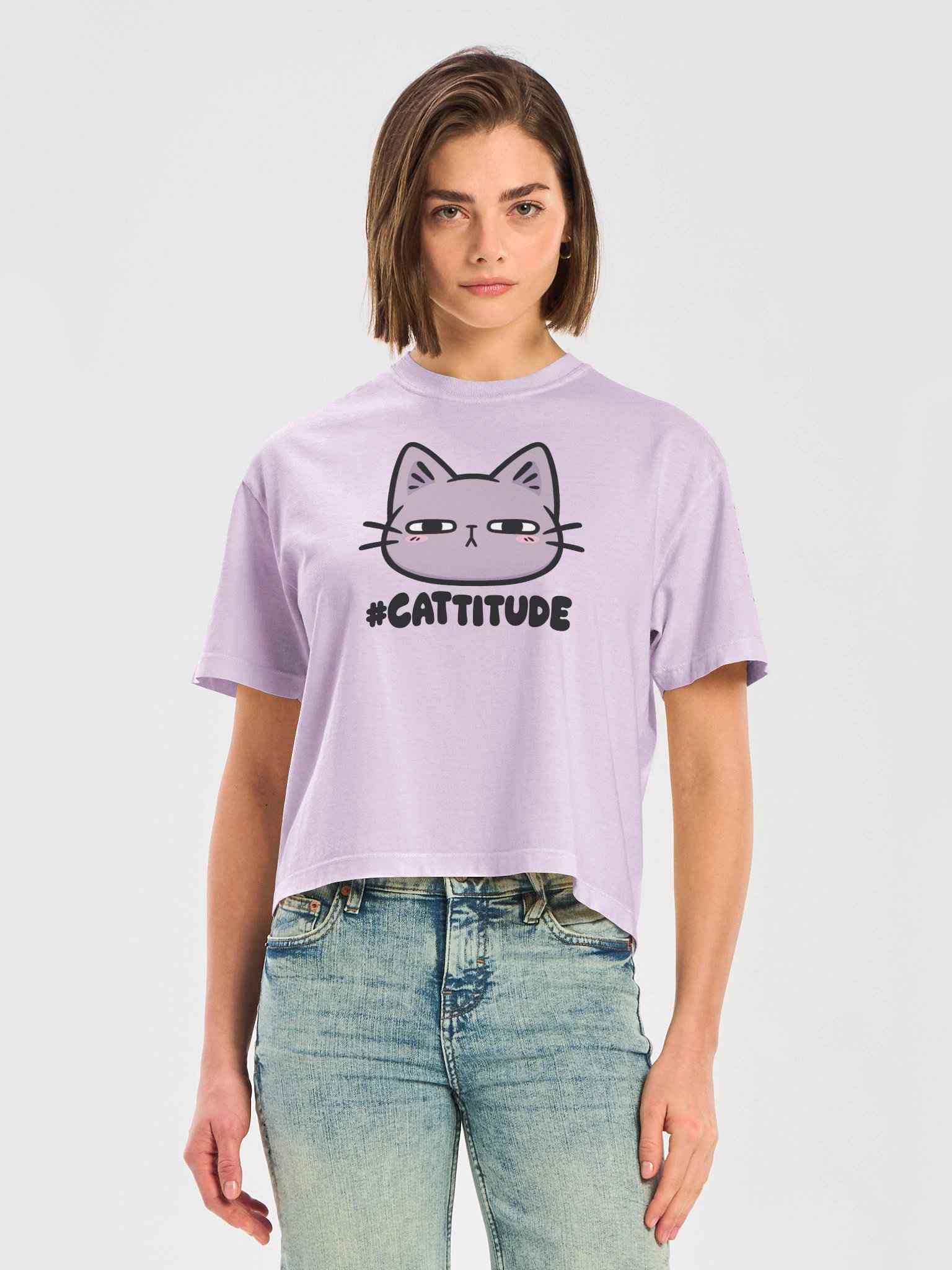 Cattitude Boxy Tee product image (2)