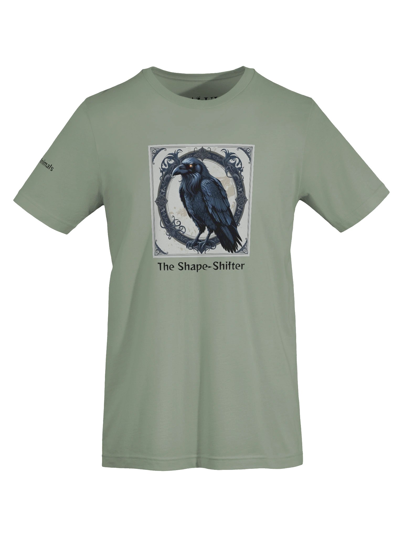 CROW – The Shape-Shifter - Magic Animals T-Shirt - (front graphic) product image (6)