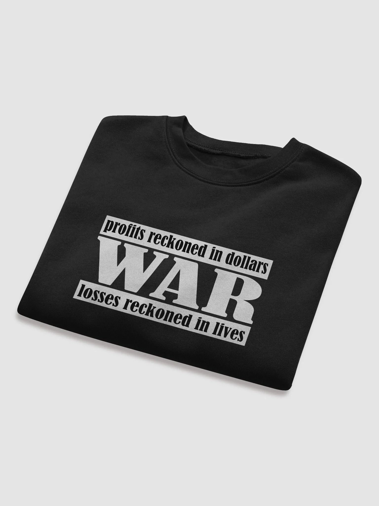 The Cost Of War - Bella+Canvas Women's Fleece Crop Sweatshirt product image (5)