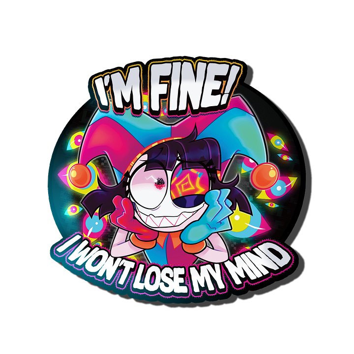 I'm FINE LIMITED EDITION Acrylic Pin product image (1)