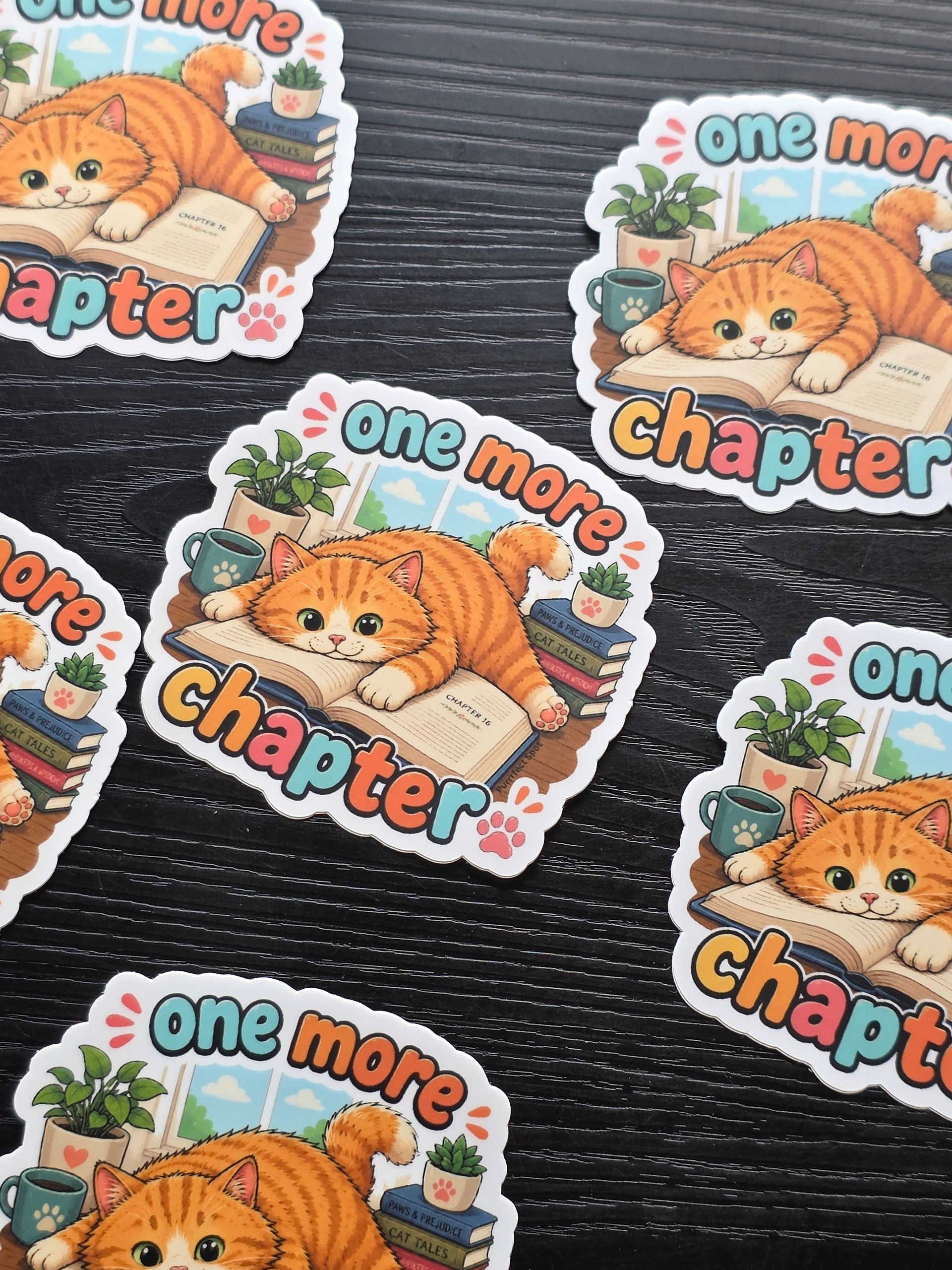 One More Chapter Orange Cat Sticke4 product image (2)