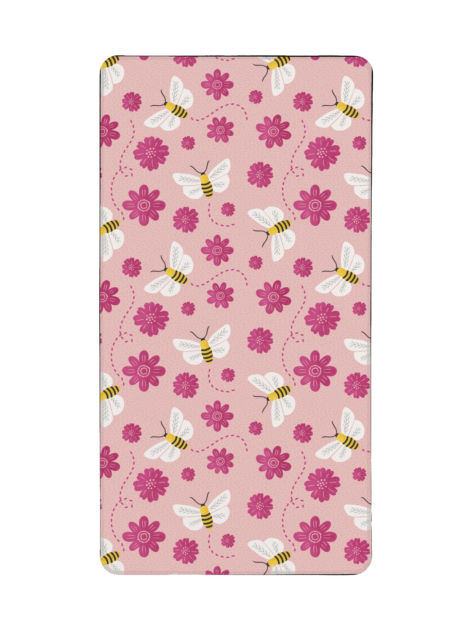 Little Pink Bees Desk Mat product image (2)