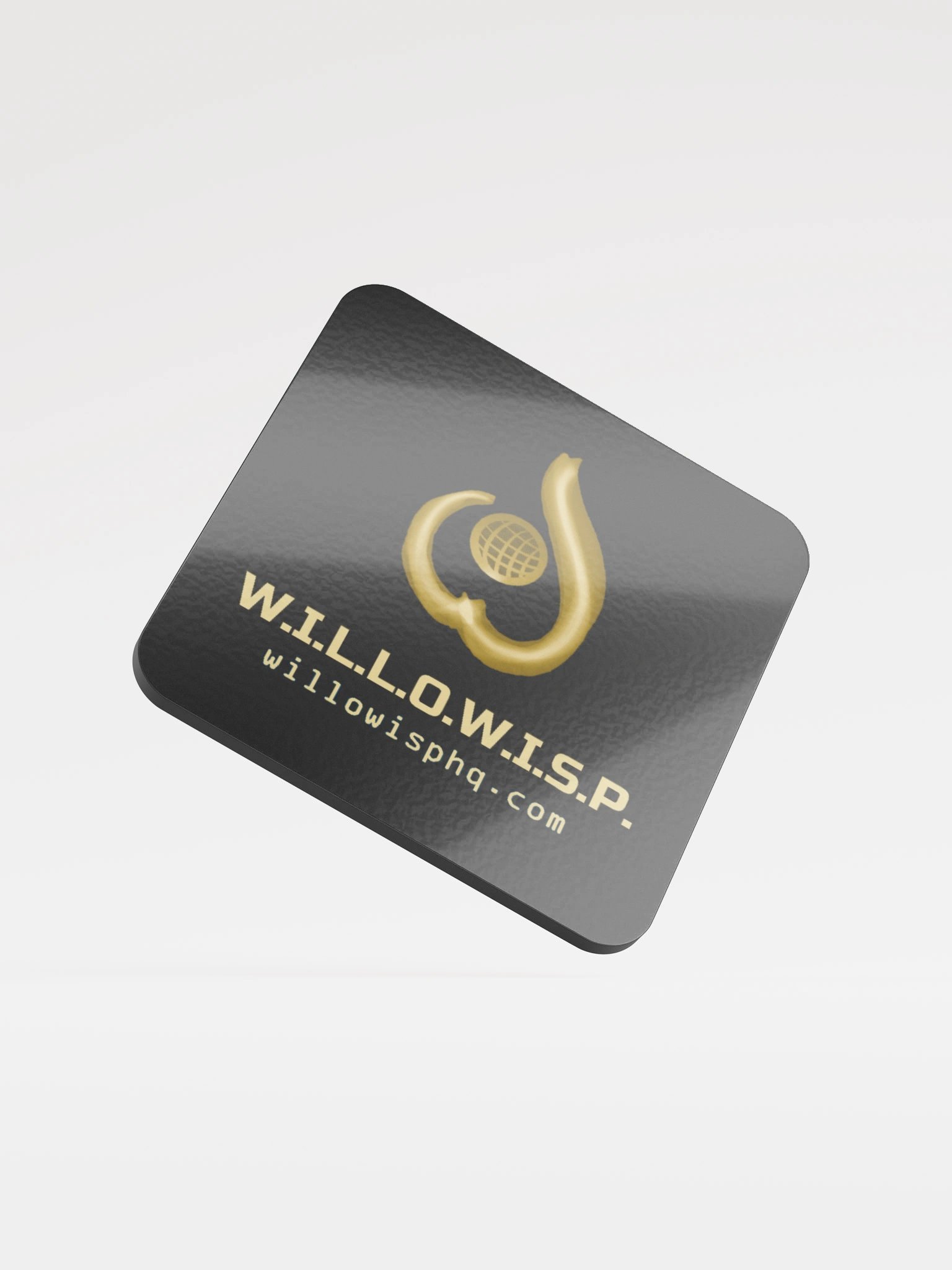 WILLOWISP Base Cork Coaster (black) product image (1)