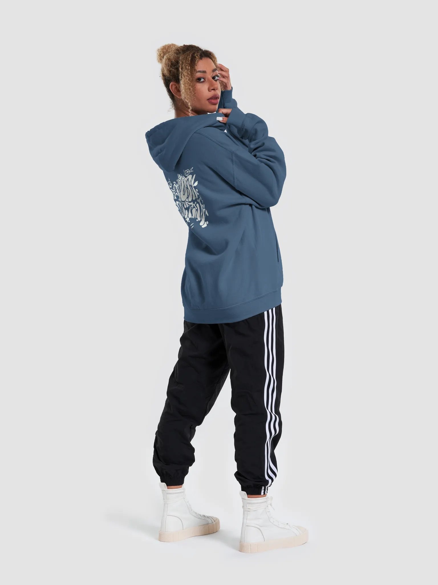 "Pink Gloom" - Hoodie product image (6)