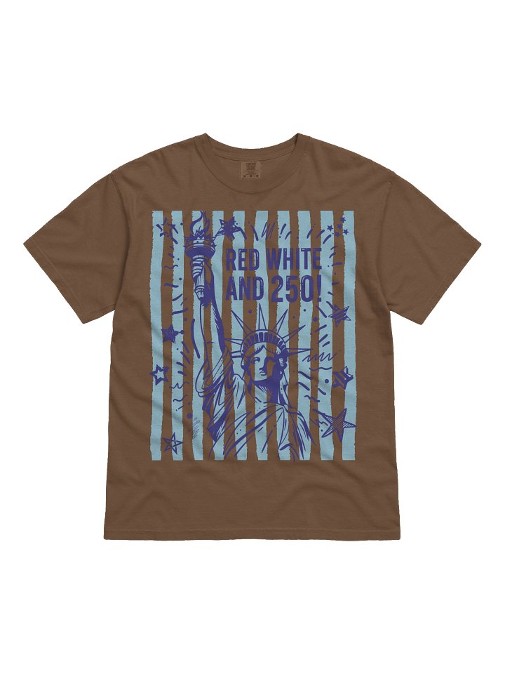 Red, White, And 250, USA Bday T Shirt product image (6)