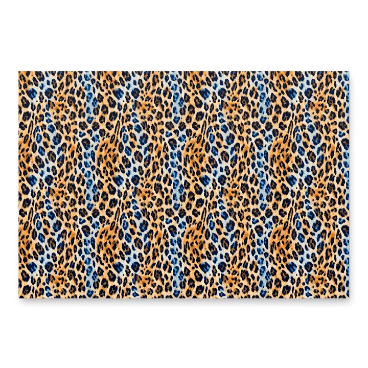 Blue Brown Leopard Paper Sheets product image (2)