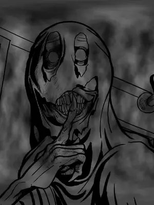 I've been in a spooky mood lately. Here is a sneak peek at my next piece, 