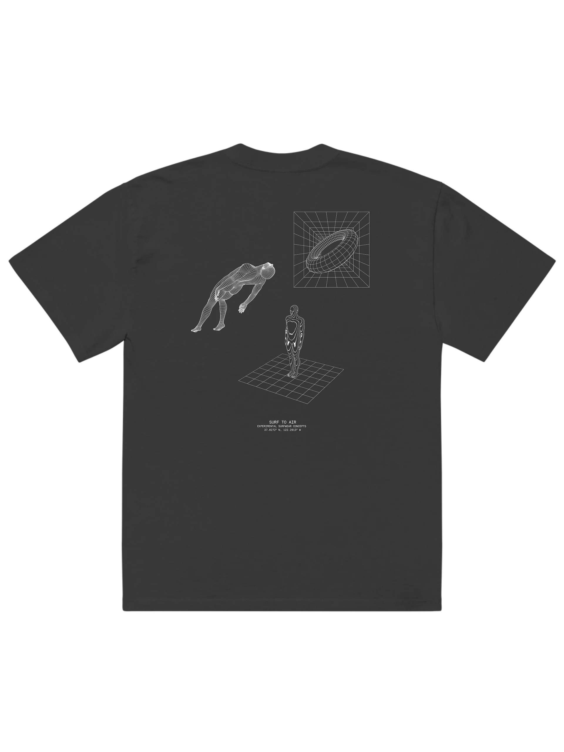 Ascend | Oversized Tee (Faded Black) product image (3)