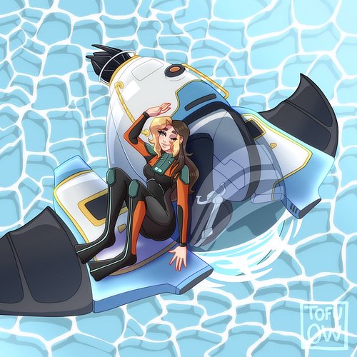Absolutely in love with the piece @tofuow has drawn for me. My very own tadpole 😭 thank you so much Tofu, you’re incredibly t...