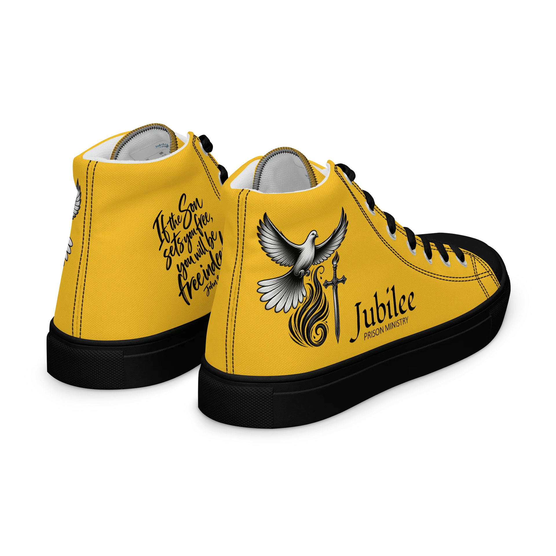 Men's Jubilee High-tops - Yellow product image (7)