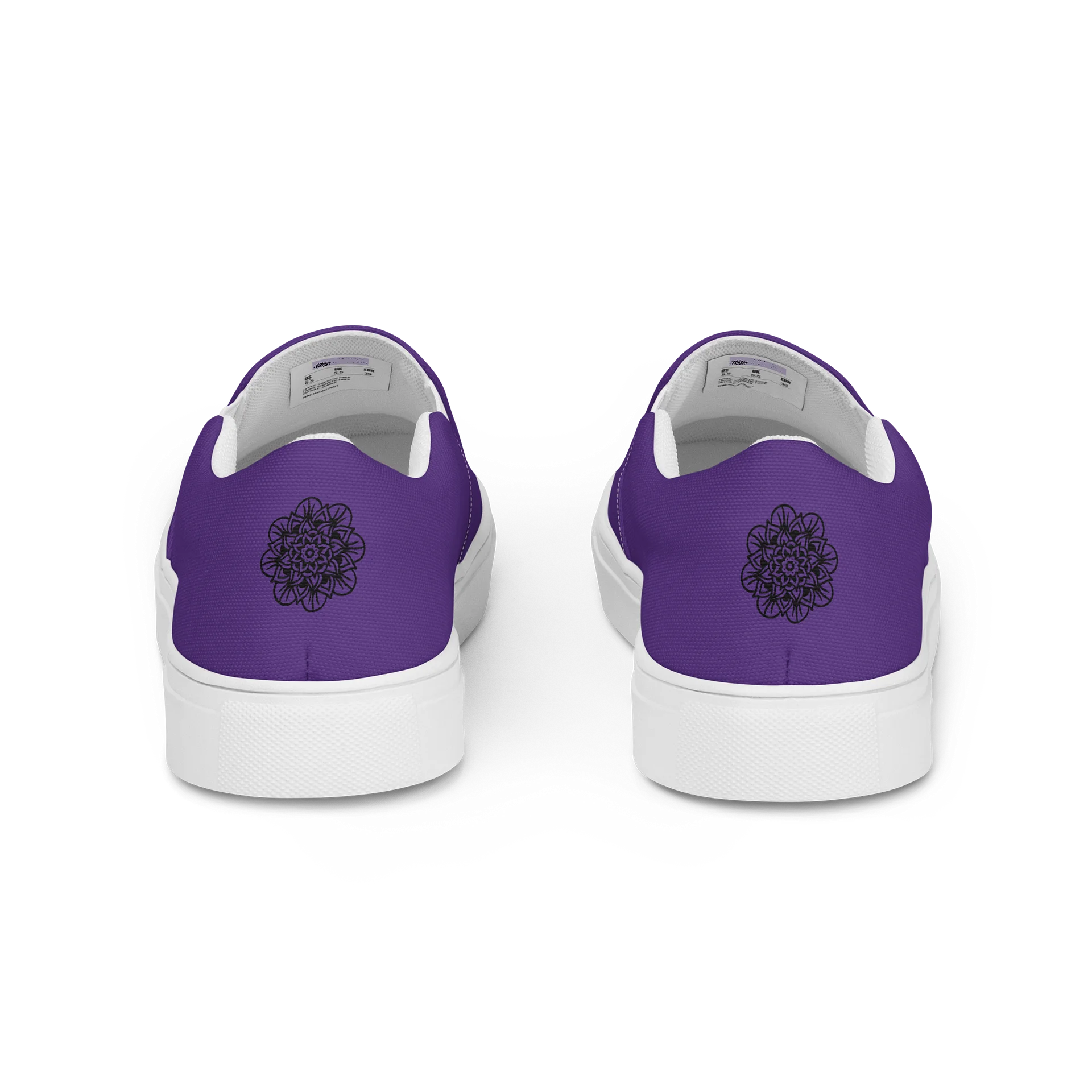 Purple Mandala Slip-On Canvas Shoes product image (4)
